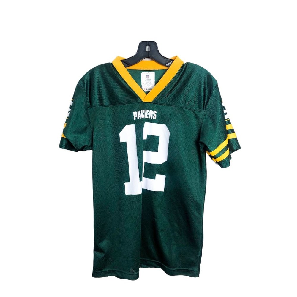 NFL Team Apparel Green Bay Packers Aaron Rodgers Jersey Boys XL